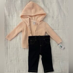 Carter's Knit Baby Garment in Light Peach